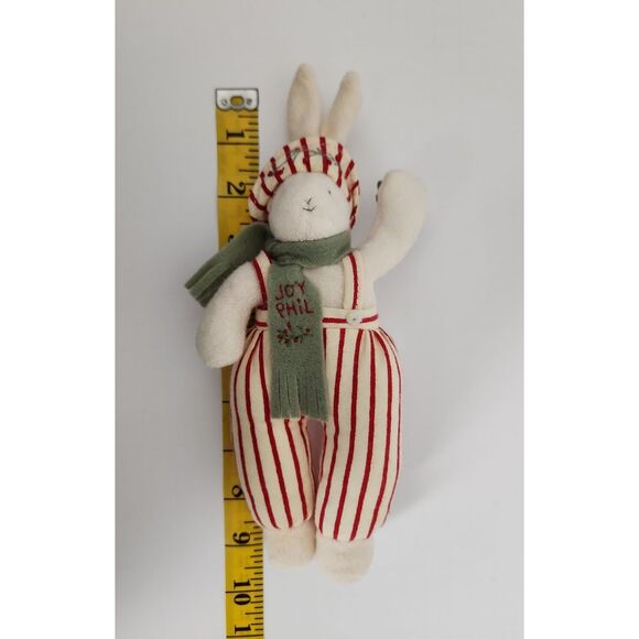 Hallmark Bunnies by the‎ Bay Plush Joy Phil Jolly Ice Folly Christmas 2002 Bunny - Picture 6 of 6